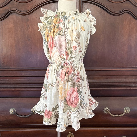 Zimmermann Other - ZIMMERMAN Cream Floral Dress 4T VGUC